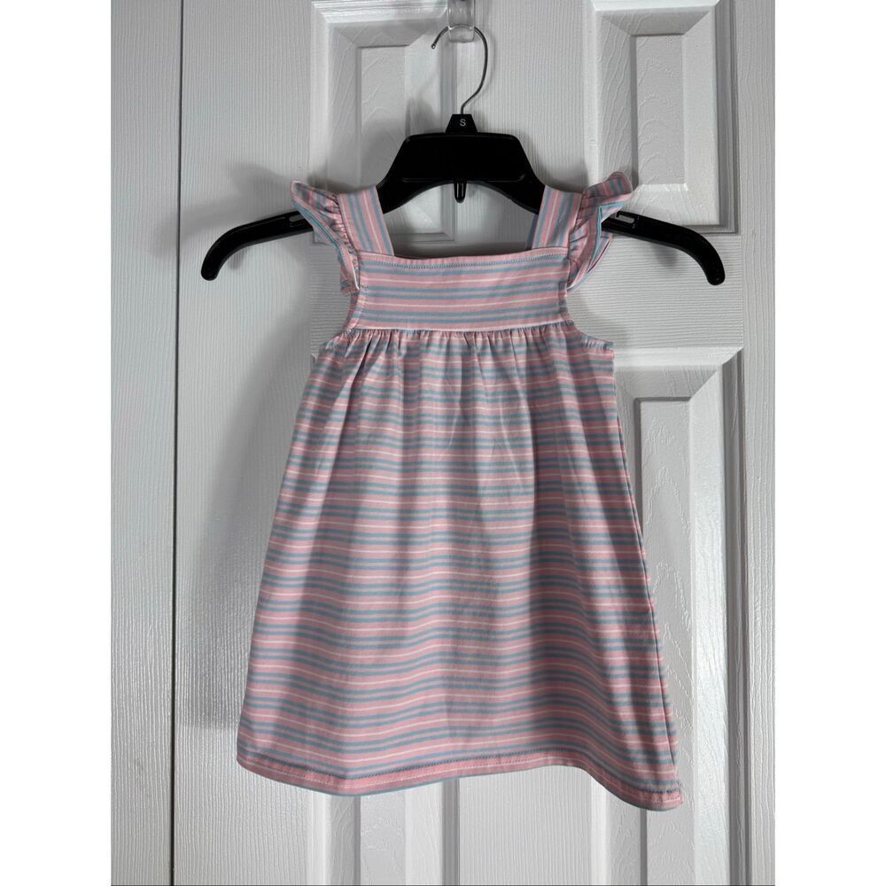 NWT Classic Whimsy Amy Dress Pink & Blue Stripe Size 24m